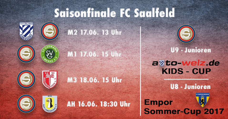 Saison-Halali aller drei Männer-Teams